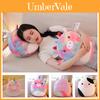 Rainbow Unicorn And Cow Plush Pillow Cushion For Kids Cartoon Animal Stuffed Toy With Embroidered Details