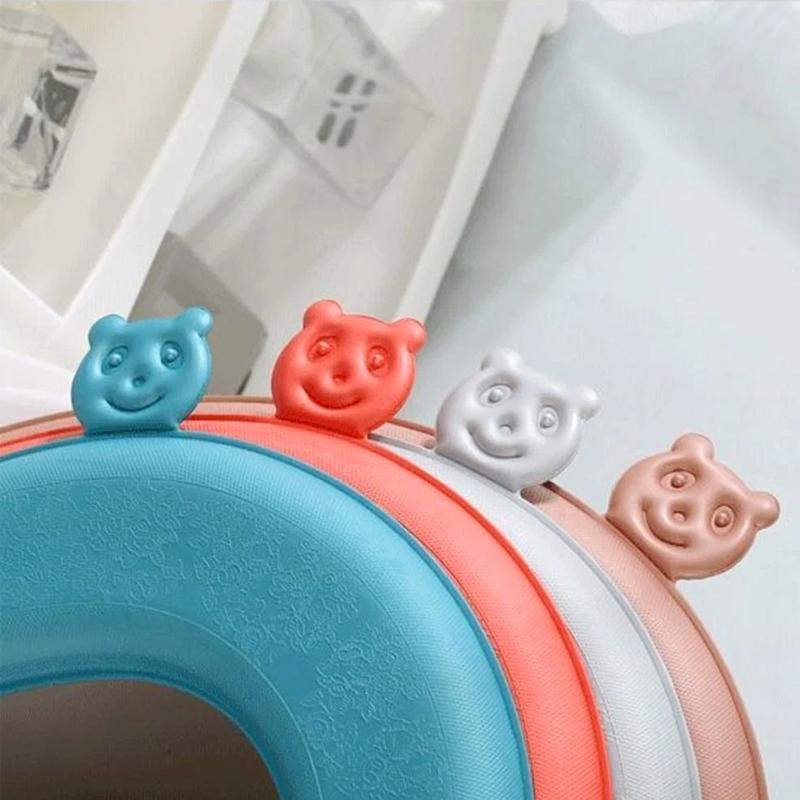 1Pc Toilet Seat Mat Soft Handheld Lift Washable EVA Universal Closestool Cushion Waterproof Four Seasons Thickened Bathroom