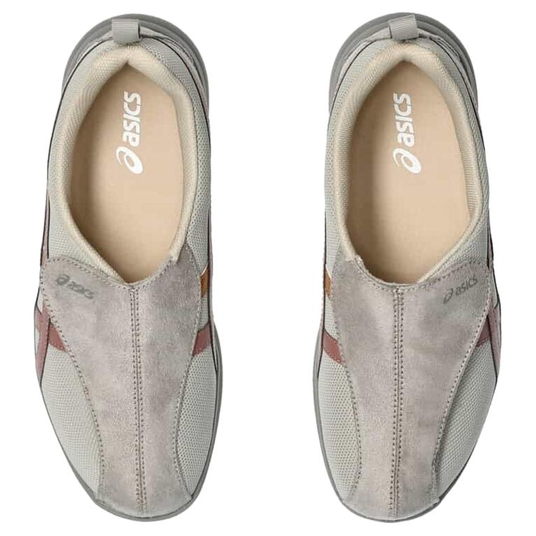 Asics Life Walker Comfortable Lightweight Low-Top Casual Running Shoes Women Sneaker Off-White Pink 1242A018-250