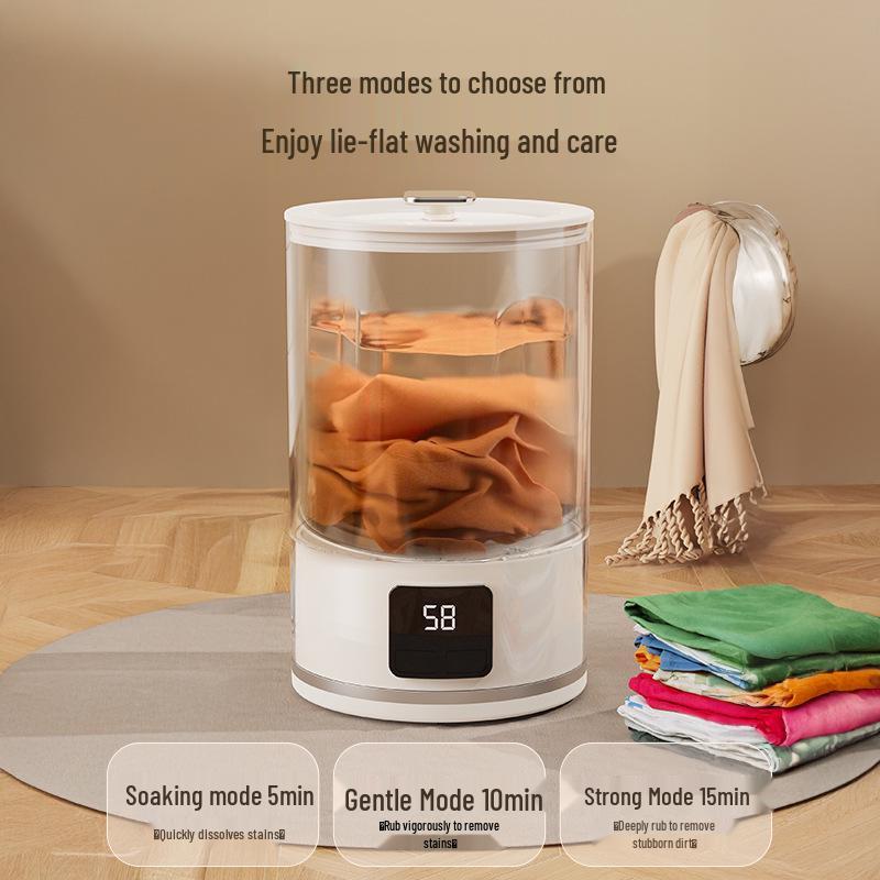 Compact Portable Washer for Underwear and Baby Apparel – No Installation Needed