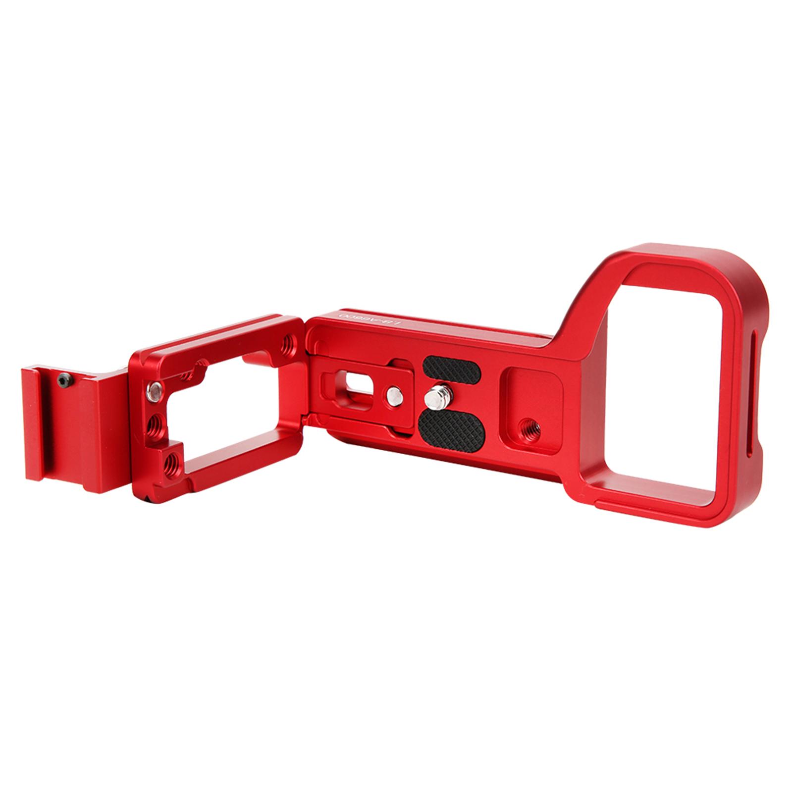 

Алюминиевая L-образная растягивающаяся быстросъемная пластина для беззеркальной камеры A6600 ILCE‑6600(красный ) красный