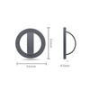 Magnetic Silicone Soft Finger Strap Phone Ring Holder for Magsafe IPhone 16 Universal Stand Support Mac Safe Loop Grip Bracket