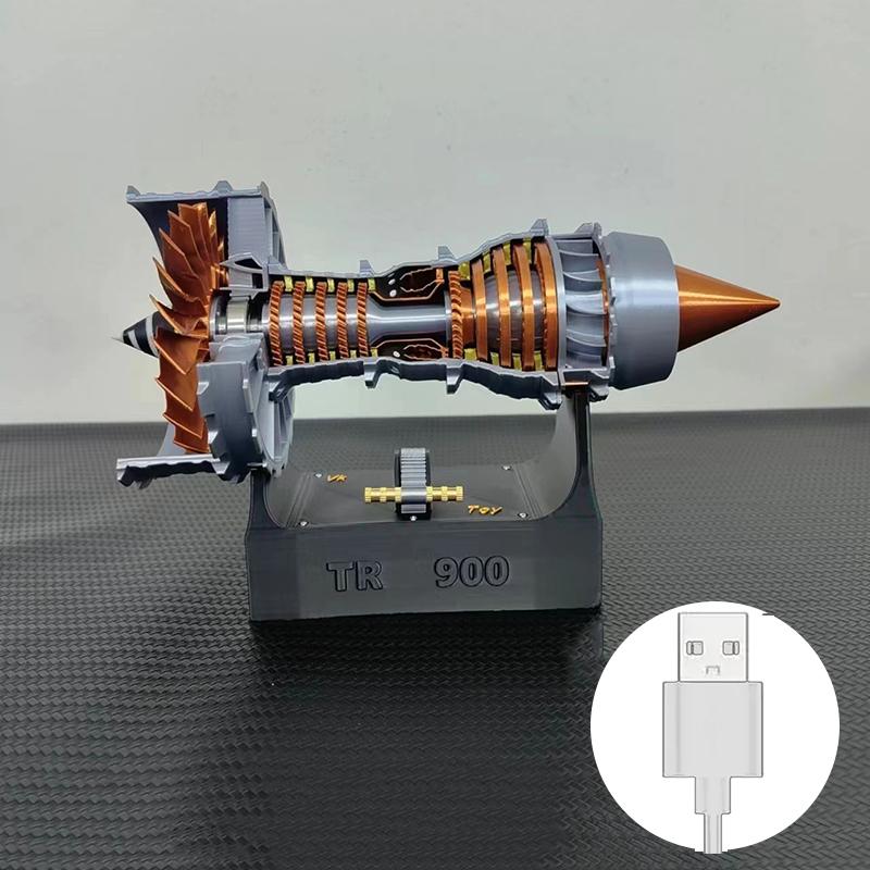Modern Engine Model Ornaments Creative DIY Assembled Model Ornament Miniature Accessory Aesthetic Room Decoration Accessories