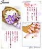 JZOON Hair Cherry Blossom Cute Japanese Five Colors and with Perfect for and Handmade with a Dedicated Perfect for Graduations and Blue Shichi-Go-San