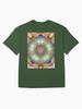 Pentangle Pastel Shades Multicolored Kaleidoscope Pentangle Pattern 2 Oversized T-Shirt