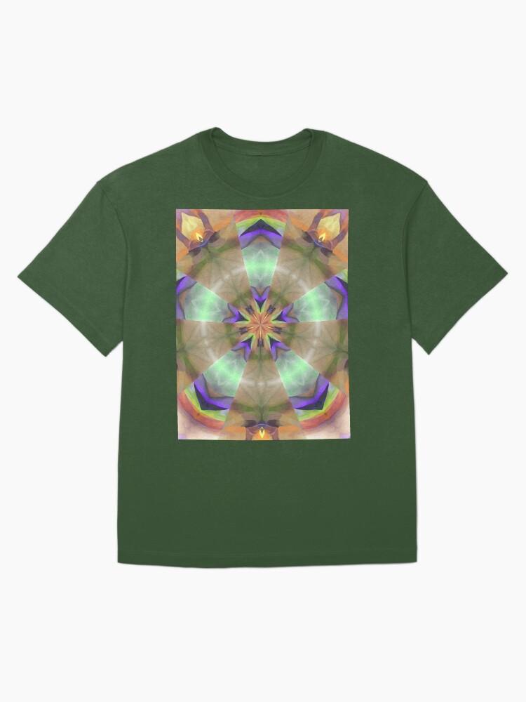 Pentangle Pastel Shades Multicolored Kaleidoscope Pentangle Pattern 2 Oversized T-Shirt