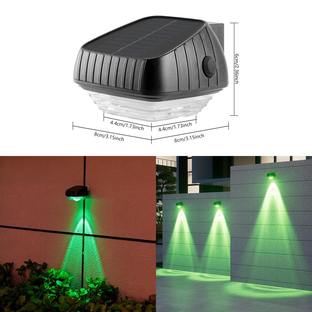 Solar Rainproof Courtyard Wall Lamp - Outdoor Villa Landscape Spotlight & Decorative Atmosphere Light