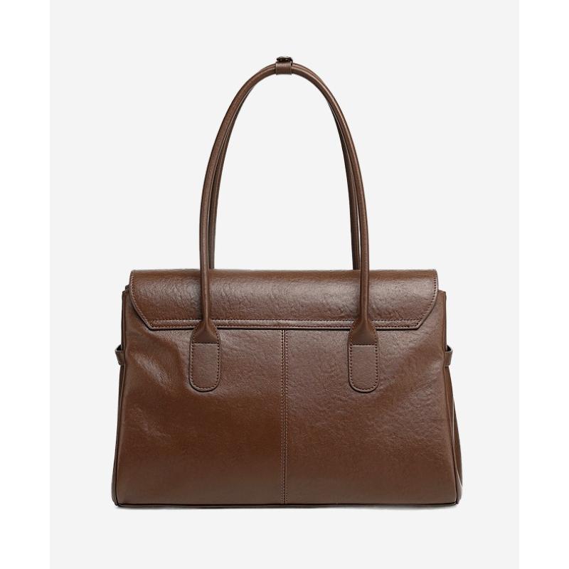Top da Donna Borsa Sottobraccio in Vera Pelle Borse a Mano di Lusso da Donna in Vera Pelle Borse Tote da Pendolarismo ad Alta Capacità