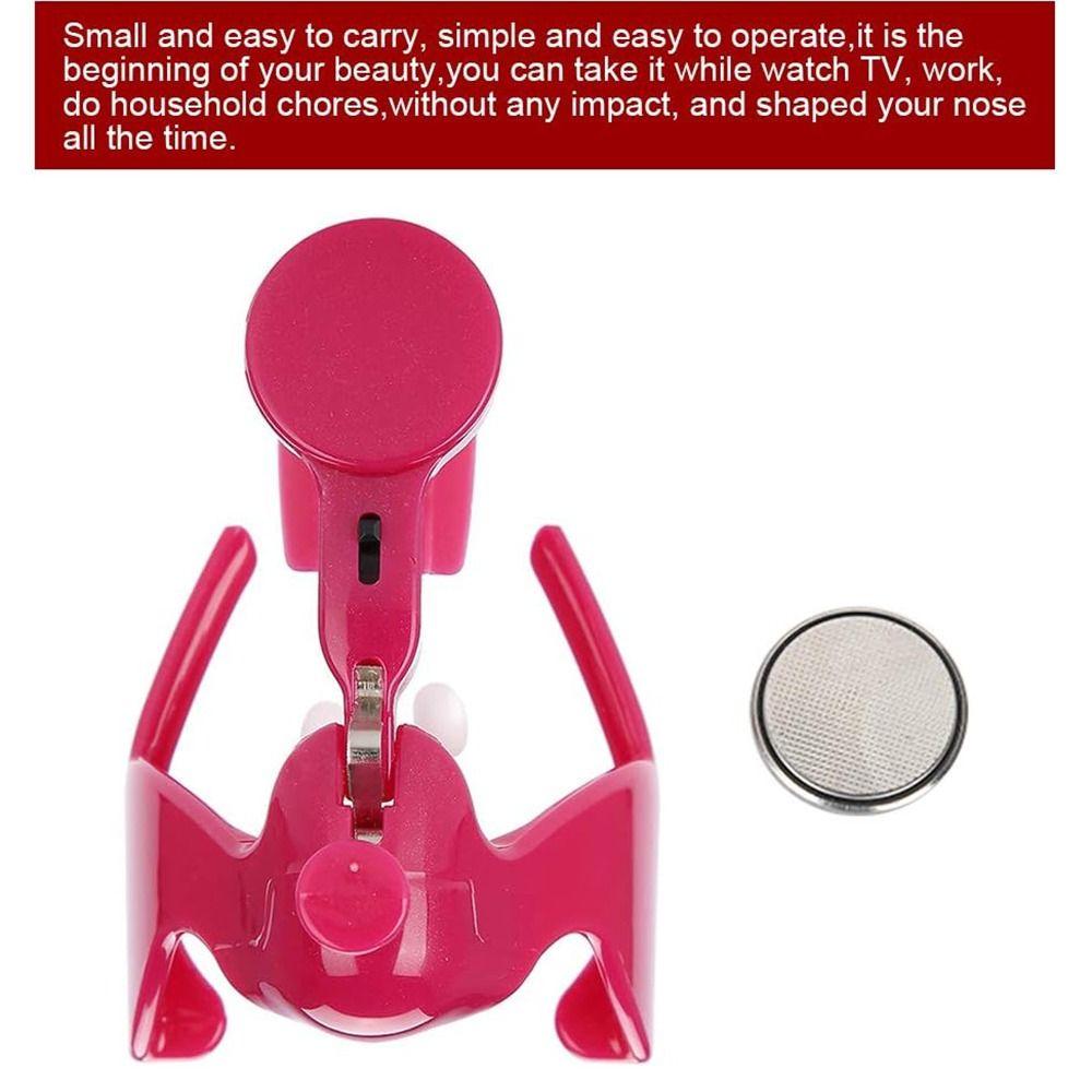 Pince Vibrante pour le Nez Outil de Beauté Redresseur d'Arête Nasale pour Femmes Filles
