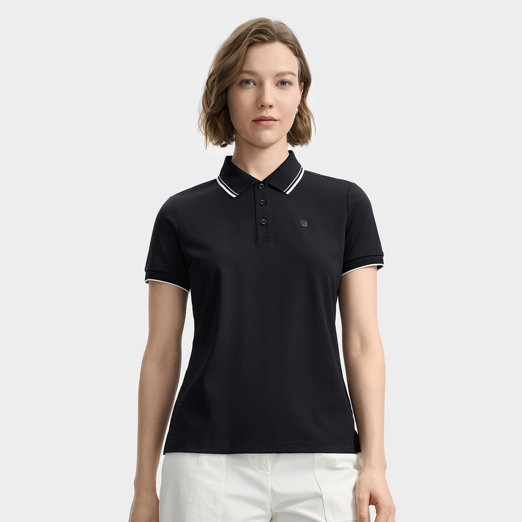 New FILA WHITE Polo Shirts Women's Legend Blue NV F11W533108F-NV