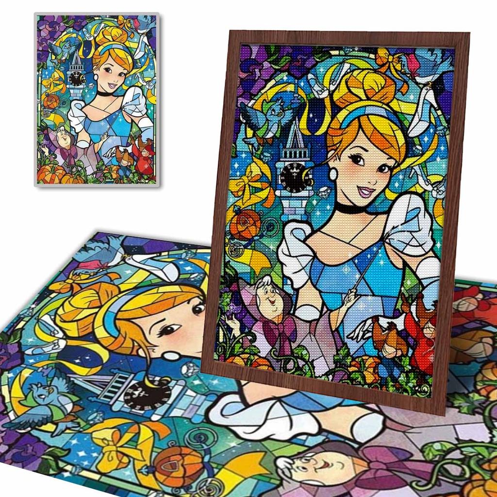 5D Diy Diamond Painting The Princess and The Castle Full Drill Rhinestones Mosaic Embroidery Handmade Products Home Decor Gift