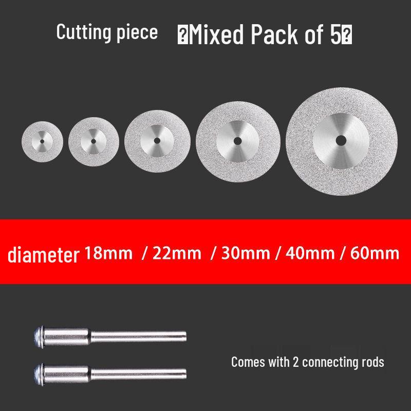 Diamond Blade for Jade, Ceramic, and Glass Cutting - Toothless Saw for Grout Cleaning and Gap Filling with Electric Grinder
