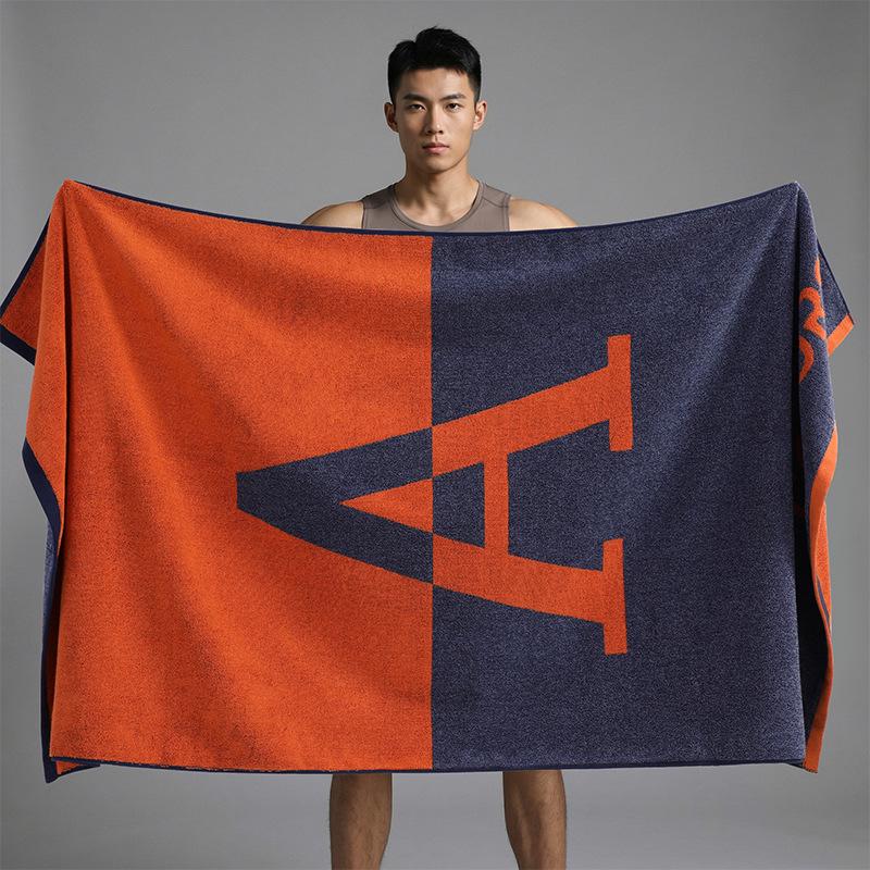100% Cotton Thickened Quick-Dry Bath & Beach Towel - Enlarged & Premium Quality for Men