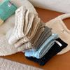 Thick Winter Socks Windproof Women's Socks New Twist Striped Socks