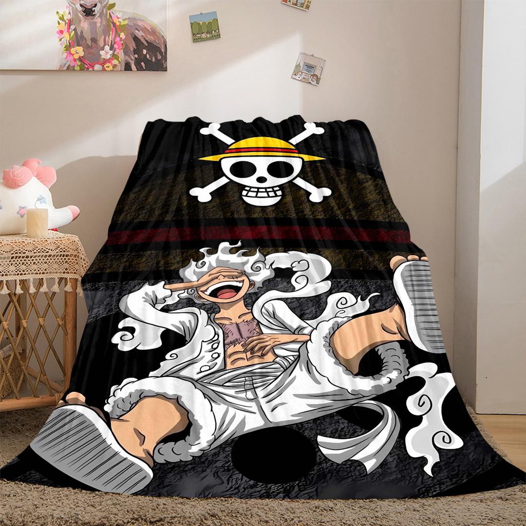 Luffy Luxury Flannel Lightweight Blanket Home Decor Sofa Bed Travel Cover Family Gift LXR136