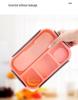 Set da 16 pezzi di portapranzo bento in plastica per studenti con scomparti adatti al microonde e stuzzicadenti per frutta