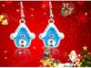 2018 European & American Christmas House Earrings Fashion Jewelry