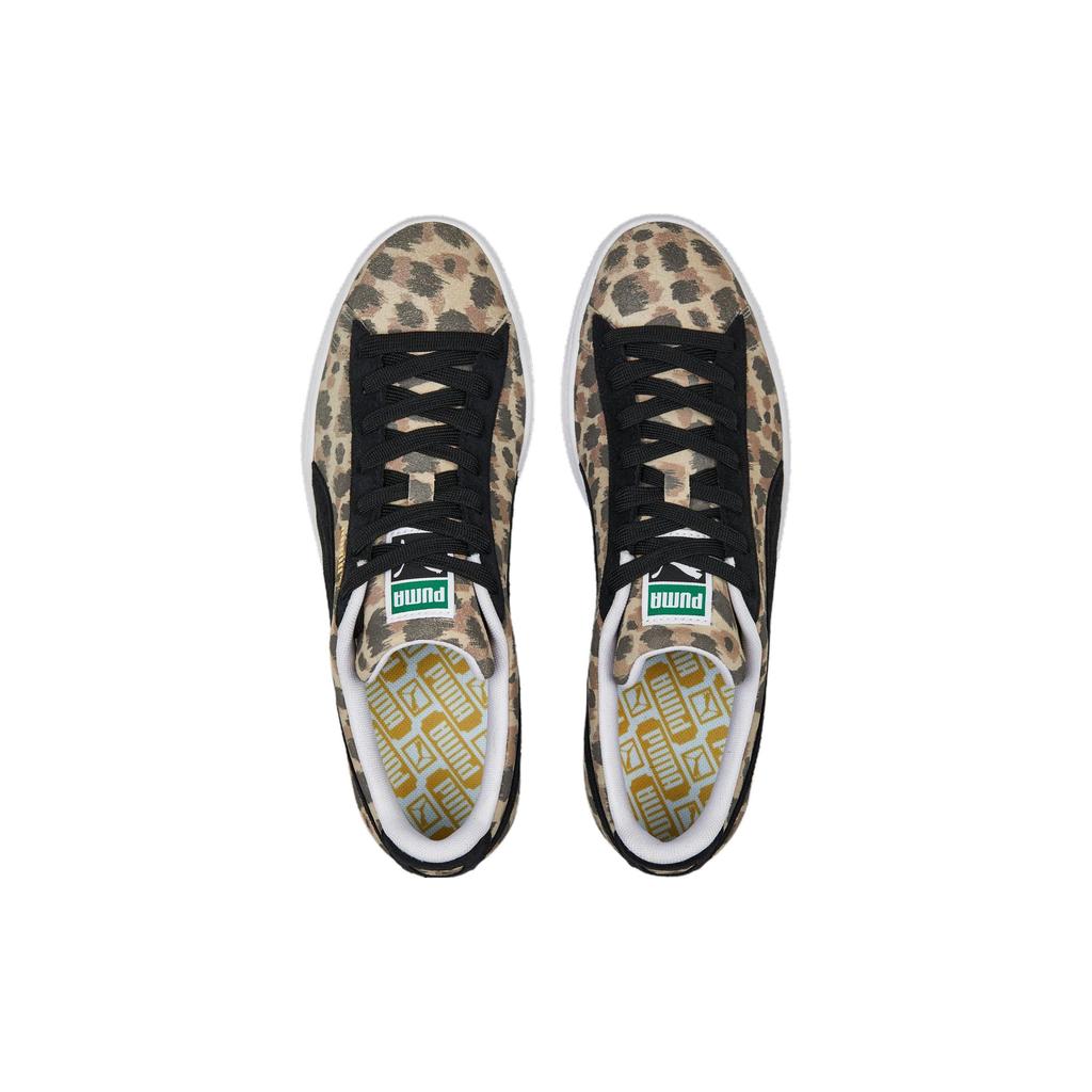 Puma Suede Animal Print - Granola Unisex Sneakers Brown Black White 391108-01