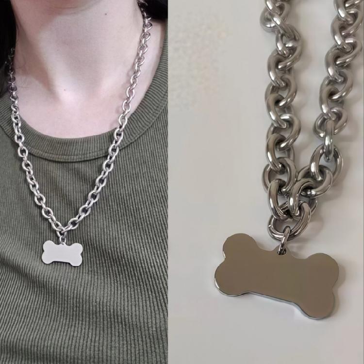 Bone Pendant Necklace For Those Who Embrace Unique Fashion Made From Premium Stainless Steel For Everyday Use