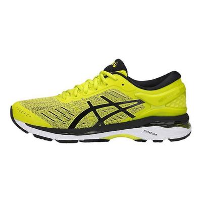 Gel Kayano 24 Sulphur Spring Herren Sneaker Gelb Schwarz Weiß T749N-8990