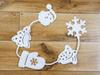 C94009 SNOWMAN gnome magical snowman CHRISTMAS GIFT CHRISTMAS DECORATION under the Christmas tree