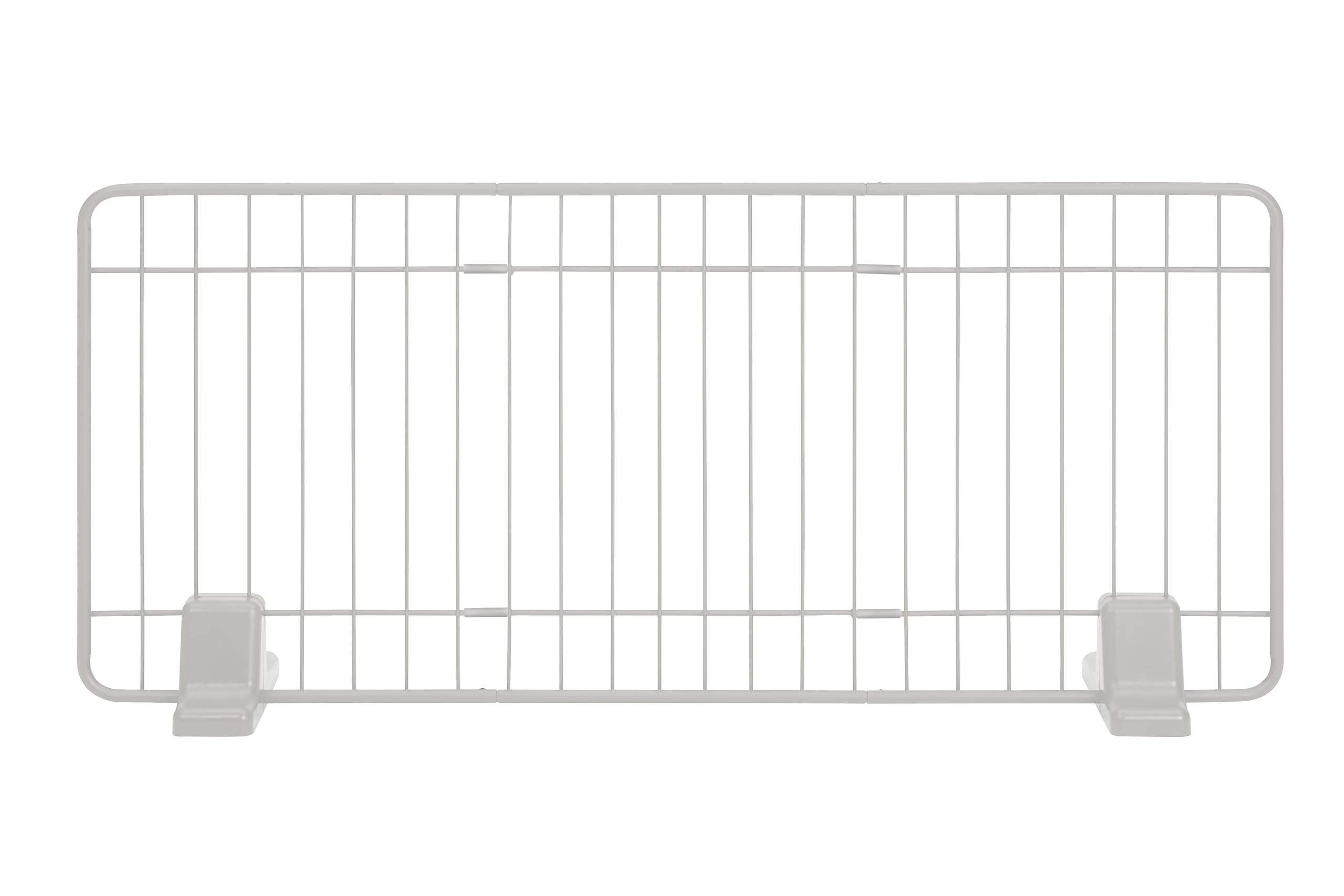 

Sunny Point Pet Fence/Pet Gate for Indoor and Outdoor Use, Easy Installation, Steel Construction, for Small Dogs (White, 90cm Wide)