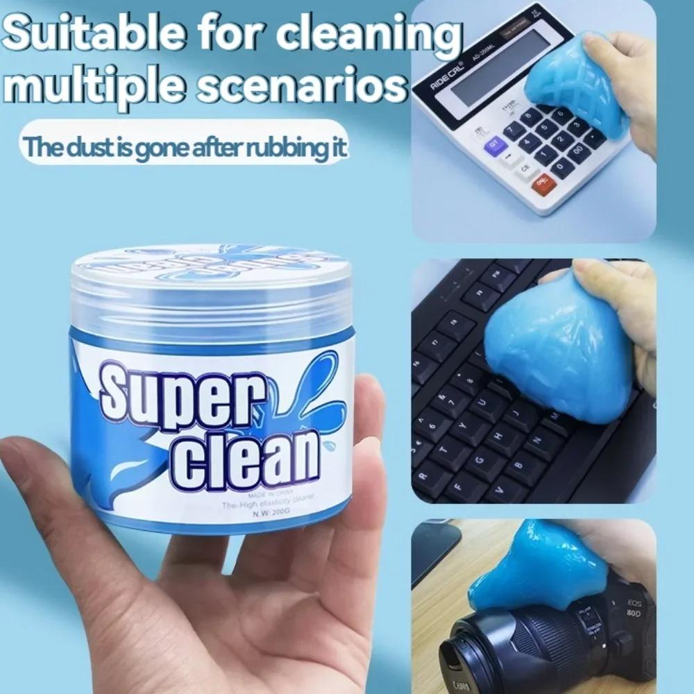 ISGTDRM Car Cleaning Gel Duster to Removes Interior Dust Air Vent Outlet Dashboard Laptop Magic Cleaning Tool Wash Mud Remover