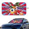 Rat Fink Printed Windshield Sunshade Anime Cute Car Front Windshield 70x130cm Sun Visor Heat Reflector