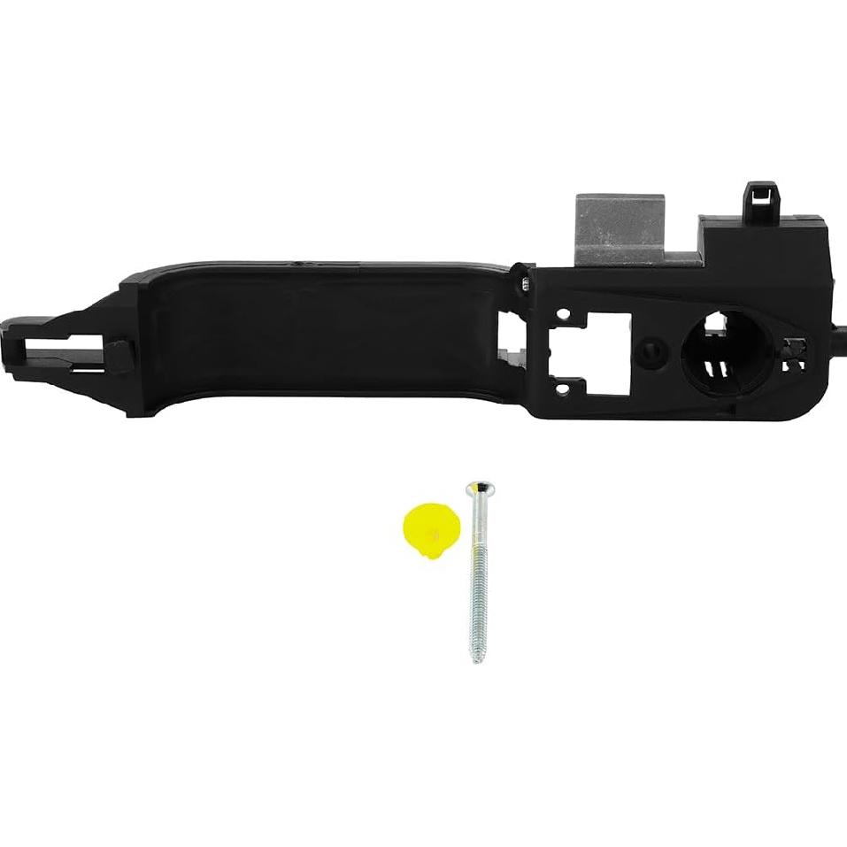 OCPTY Door Handle Exterior Front Driver Left Side Replacement fit 2002-2007 for Ford Focus Black Handle Replace OE 6S4Z-5426685-C 6S43-A224A37AC