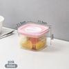 Food-Grade Transparent Plastic Storage Jar - Sealed for Kitchen Snacks & Grains