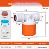 4-Point Automatic Water Level Controller with Self-Stop Float Valve for Tanks and Towers