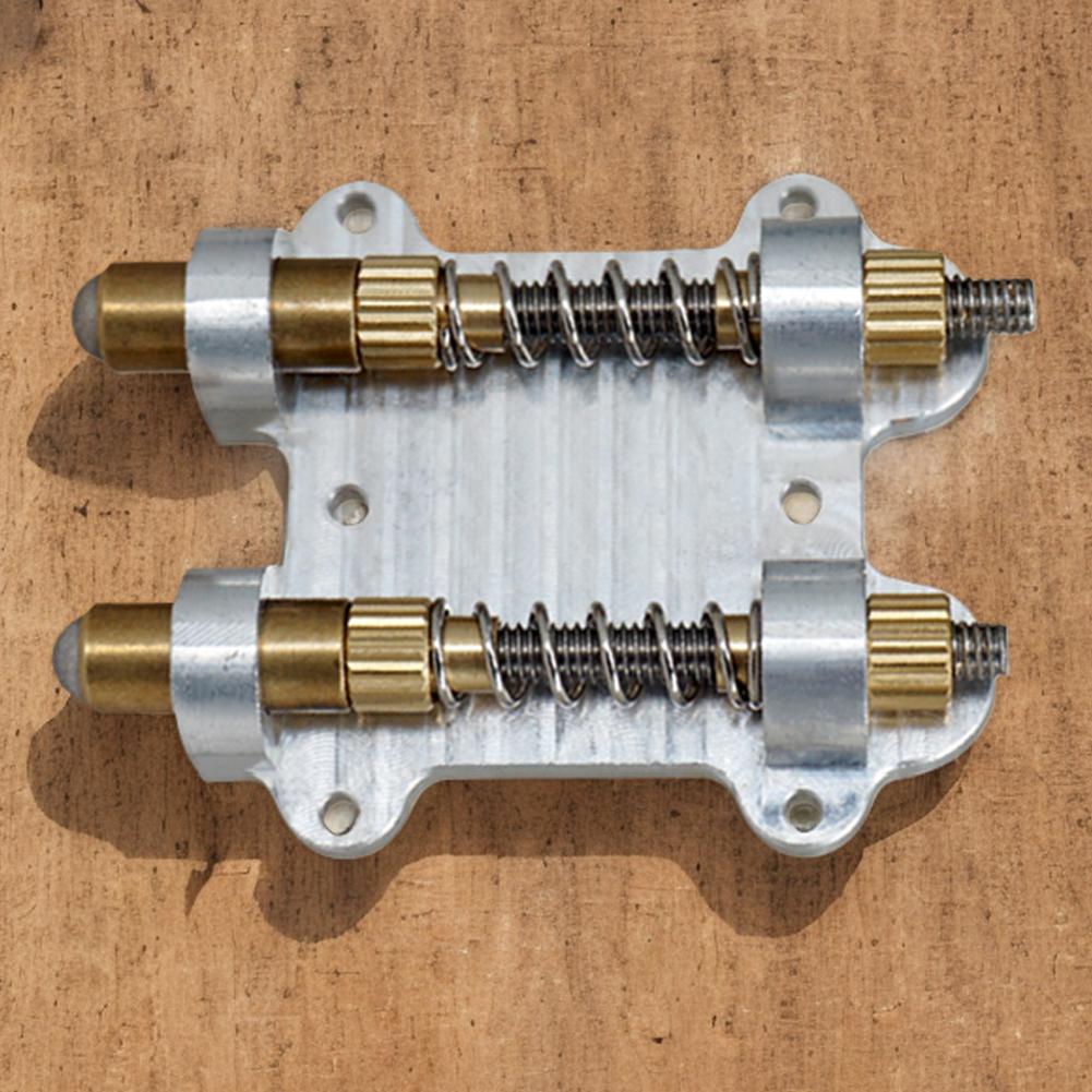 Elektrische Gitarre Doppeltremolo Brücke Stabilisator Gitarre Tremolo Stabilisator Stopper Messing Tremolo Brückensystem Tremolosystem