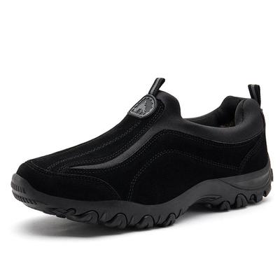 Suede Leather Men Shoes Sneakers Outdoor Shoes Men Flats Comfortable Men Walking Hiking Shoes