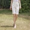 Adowl Incision Capri-Hose - Weiß