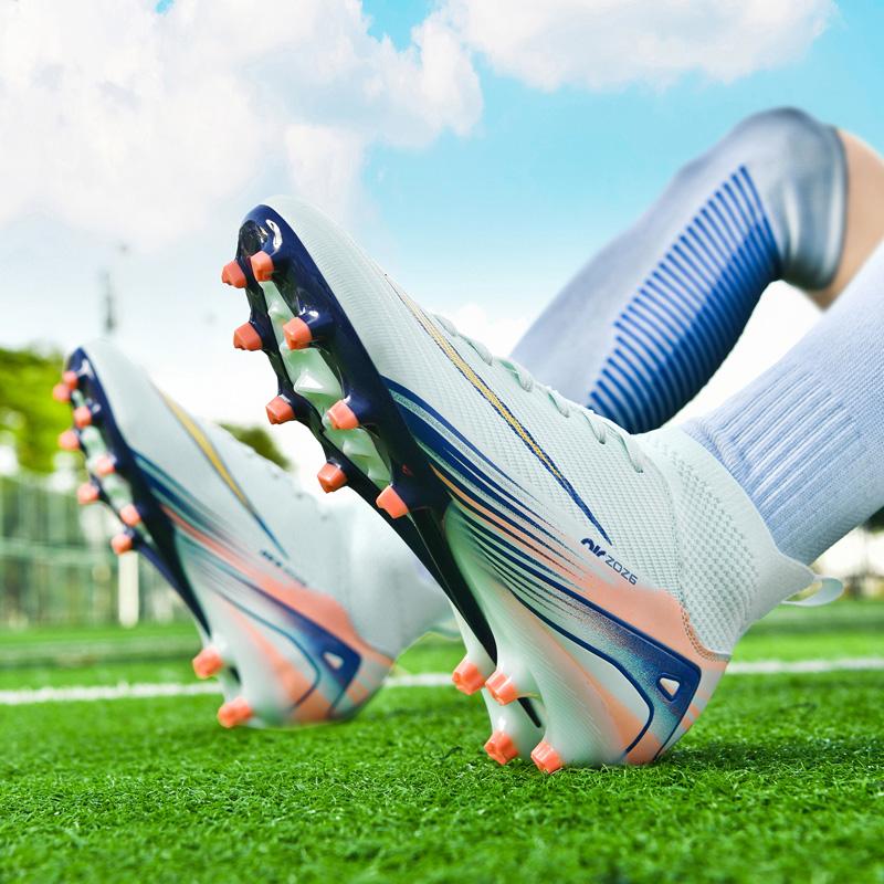 Men Professional Football Field Boots TF/FG Original Soccer Shoes Society High Quality Cleats Studded Football Shoes Comfortable