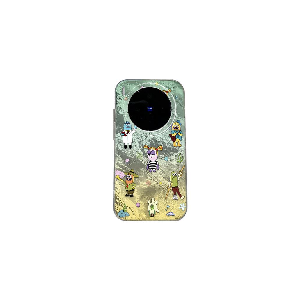 Applicable To Vivox300 Mobile Phone Case All-inclusive Edge New Cartoon X100spor Fun Anti-drop Female Summer Clownfish