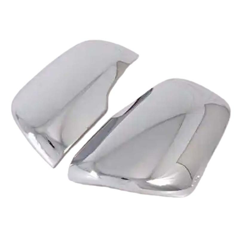 Car Decoration Door Mirror Cover For Hyundai Grand Starex H-1 iMax H300 iLoad - Carbon Fiber Chrome Silver