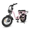 Bicicletă Electrică AVDL T7 cu Roți Grase de 20 de Inchi pentru Adulți, Motor Puternic de 250W, Baterie de Mare Capacitate 48V 18Ah, E-Bike pentru Orice Teren pentru Plimbări în Aer Liber