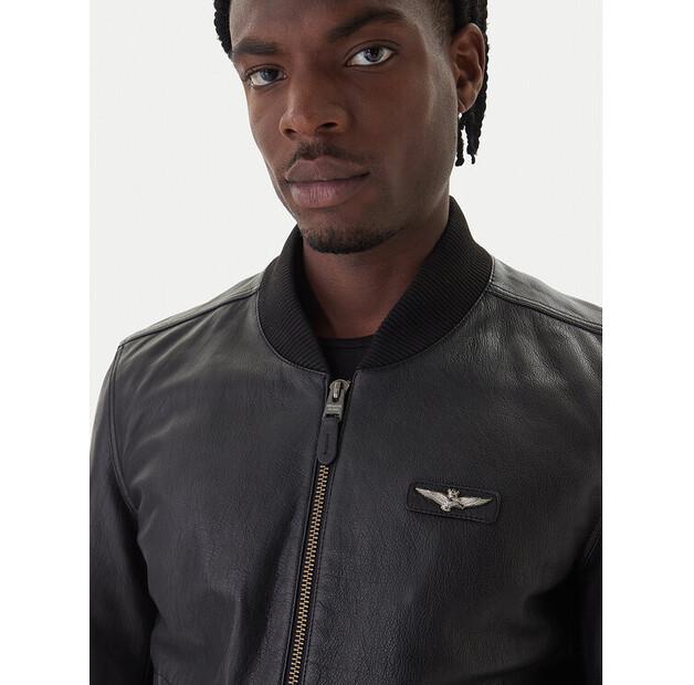 Куртка кожаная Aeronautica Militare 252PN0958UPL00305