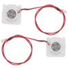 2Pcs 3D Printer Cooling Fan for V6 Hotend LED Light Transparent Industrial Supplies 251012V