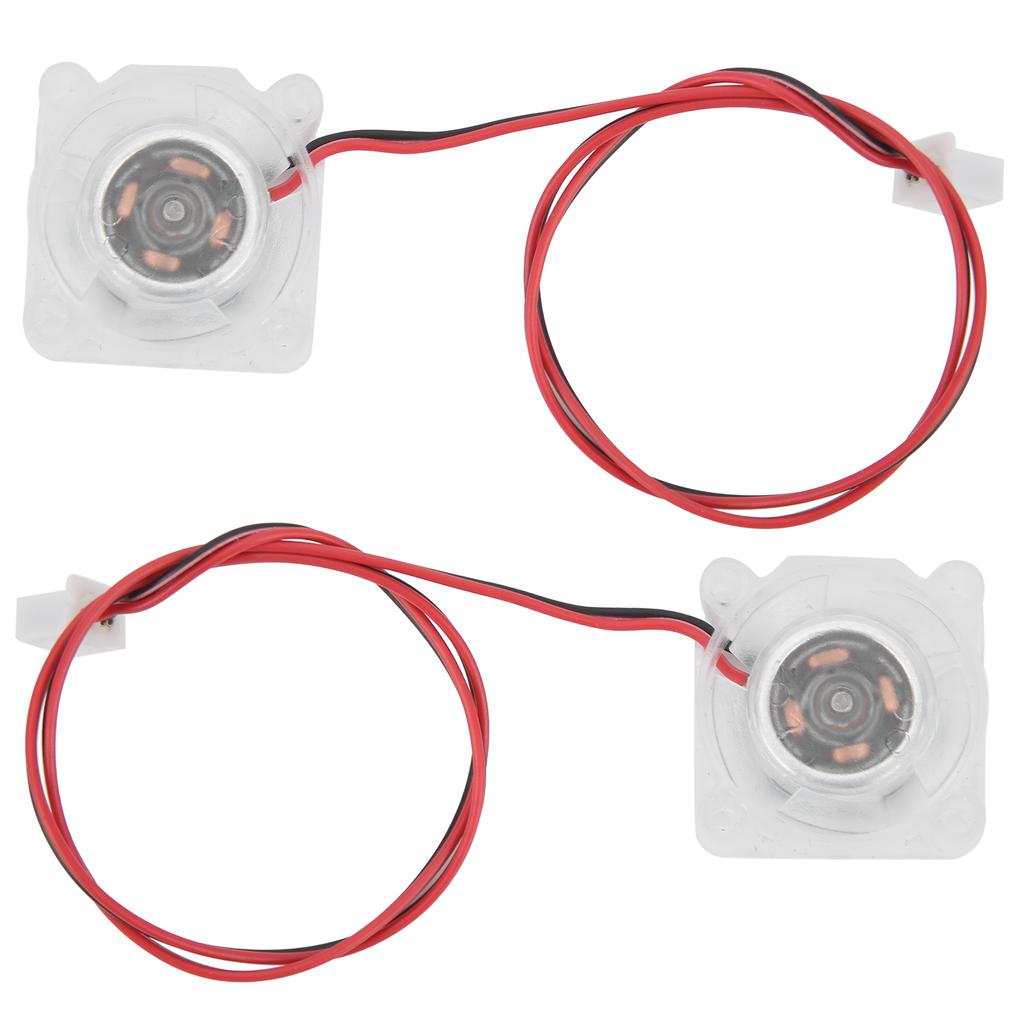 2Pcs 3D Printer Cooling Fan for V6 Hotend LED Light Transparent Industrial Supplies 251012V