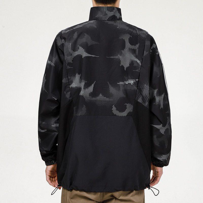 Adidas Jackets Men's Black Stand Collar Moderate Other H40236