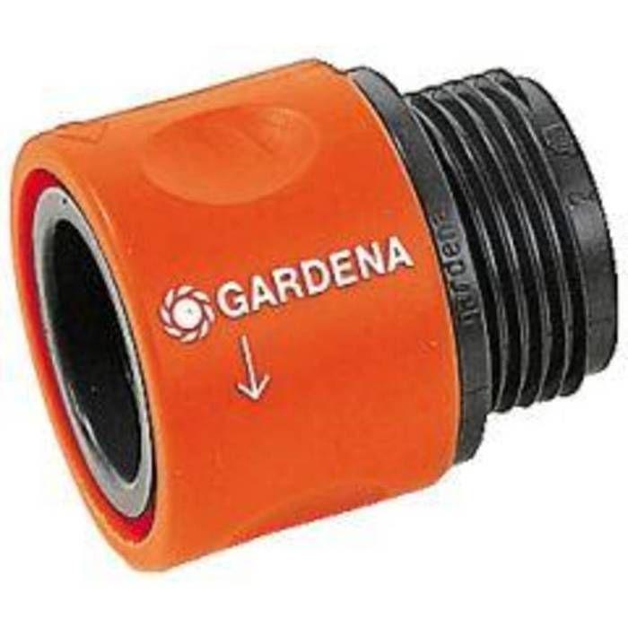 Raccords De Tuyau D'arrosage - GARDENA - Adaptateur Pour Machine À Laver - Facile À Utiliser - Noir Et Orange