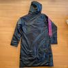 [USED] adidas bench coat black pink small