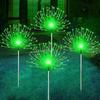 Solar Garden Lights 200LED Waterproof Outdoor Lighting with Installation Hardware Firework Lights for Pathway Lawn Christmas