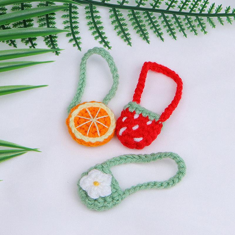 Cartoon Animal Plush Doll Bags Handbag Miniature Bag For 20Cm Doll Clothes Accessories Changing Dressing Game Kids Toys