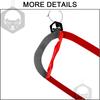 For Benz Smart 453 Fortwo 2016-2024 Carbon Fiber Air Conditioner Control Switch Frame Adjustment Trim Cover Decoration Sticker
