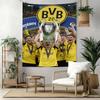 Borussia Dortmund Wall Decor Tapestry Art For Pet Memorial Birthdaywedding Party Backdrop Family Gift