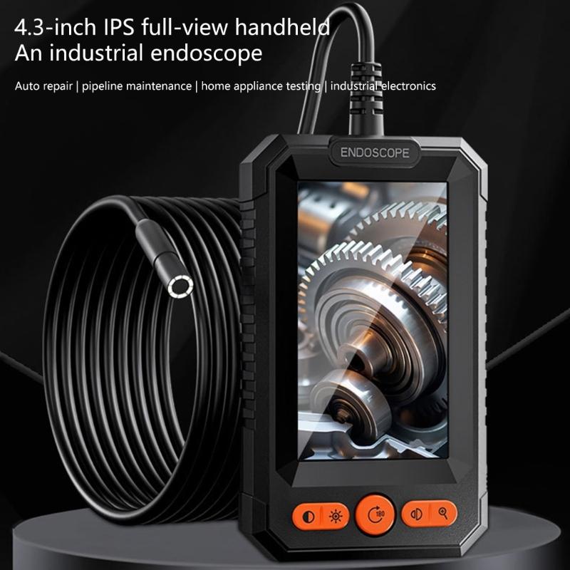 Waterproof Flexible Probe Inspection Camera for Car Maintenance Home Repair Challenging Environment with Real Time Video