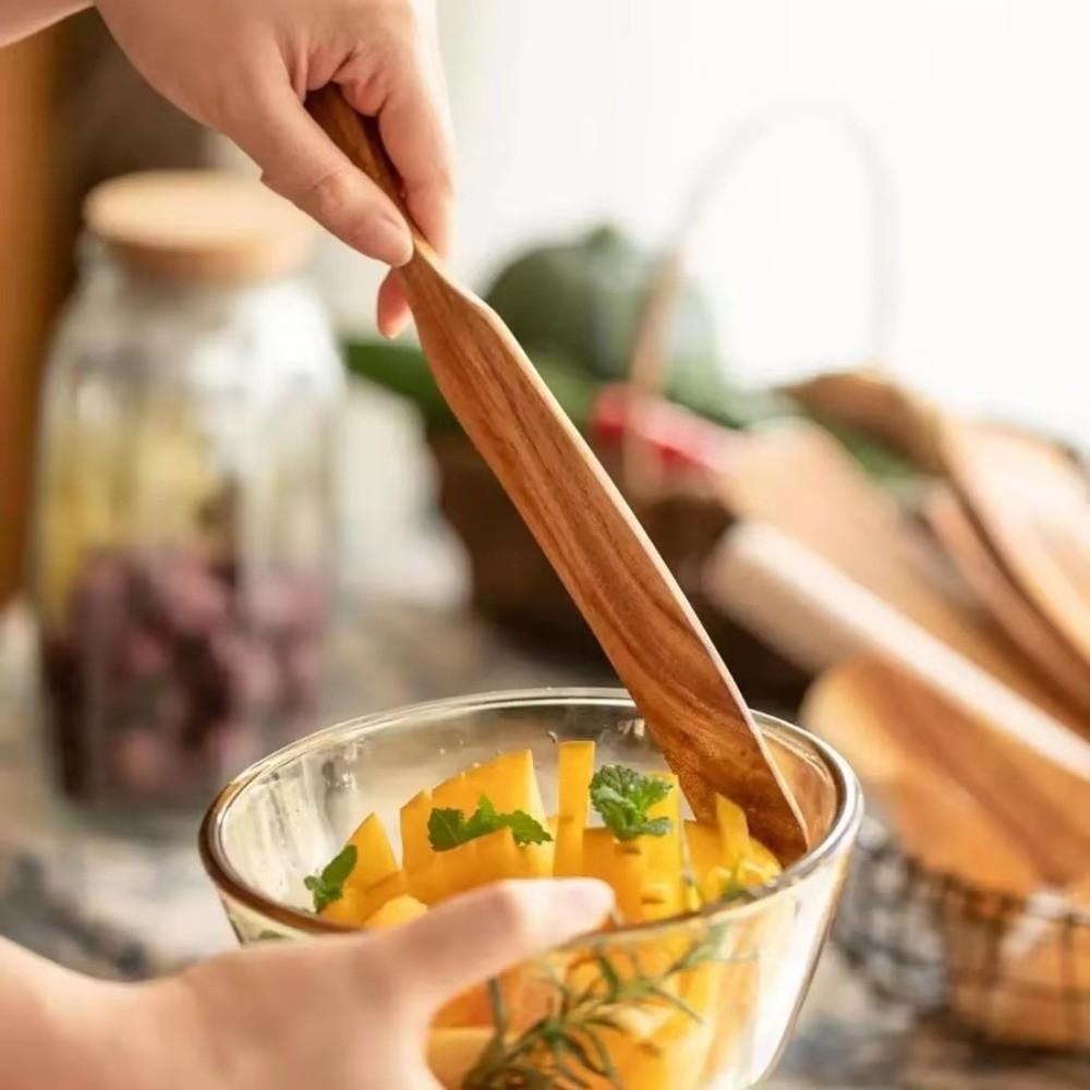 Mehrzweck-Brotschaber Antihaft-Teigschaber Schneebesen Spatel Marmeladenspatel Erreichen des Bodens im Glas